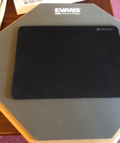 Evans RealFeel - Drum Practice Pad - Drum Pad - Drummer Practice Pad - Gum Rubber & Neoprene, 2 Sided, 12 Inch 2-Sided 34 81WG8maIYOL