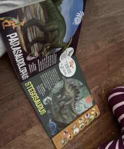 PREXTEX Dinosaur Figures for Kids 3-5+ (12 Plastic Dinosaurs Figurines with Educational Dinosaur Book) Dinosaur Toys Set for Toddlers Learning & Development (Boys & Girls) Dino Book with Dino Figures 66 81WIRUnpoML 2