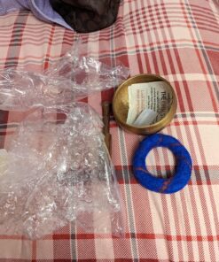 Ohm Store Tibetan Singing Bowl Set — Meditation Sound Bowl Handcrafted in Nepal for Yoga, Chakra Healing, Mindfulness, and Stress Relief — Unique Spiritual Gifts for Women and Men Bronze 36 81WJWwgdsSL