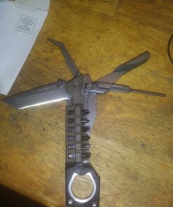 Real Avid Pistol Tool for Gun Maintenance | 19 in 1 Pistol Multitool & Handgun Utility Tool for Striker Fired & 1911 Platforms, Includes 1911 Bushing Wrench, Tanto Knife & Laser Sights Adjusters 54 81WMJAiy5L 2