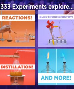 Thames & Kosmos Chem C3000 (V 2.0) Chemistry Set | Science Kit with 333 Experiments & 192 Page Lab Manual, Student Laboratory Quality Instruments & Chemicals, Multi, 21.3" Large x 7.2" W x 14.6" H (640132) 20 81WNJG1EmkL