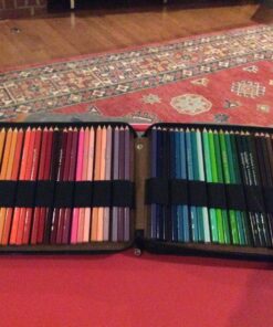 Speedball Art Products Genuine Leather Storage Case for Pencils, Makers, Pens and Art Supplies Antique Brown 120 Pencil Capacity 68 81WNhQdxXcL