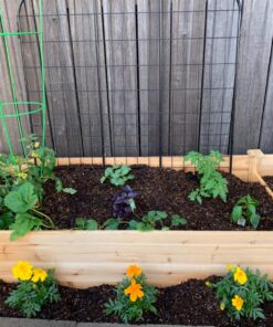 Giantex Raised Garden Bed Planter, Wooden Elevated Vegetable Planter Kit Box Grow for Patio Deck Balcony Outdoor Gardening, Natural 97"Lx25"Wx10"H Rectangular 37 81WPvKmnPKL
