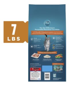 Purina ONE Natural Dry Cat Food, Tender Selects Blend With Real Chicken - 7 lb. Bag 31 81WSYWJh19L