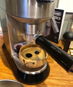 De'Longhi Dedica EC680M, Espresso Machine, Coffee and Cappucino Maker with Milk Frother, Metal / Stainless, Compact Design 6 in Wide, Fit Mug Up to 5 in 28 81WWbmaIZYL