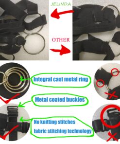 JELINDA Women Harness Bra Punk Chest Lingerie Bra Gothic Corset for Holiday Cosplay Honeymoon Dating Anniversary Party Halloween 21 81WXOQFHRfL