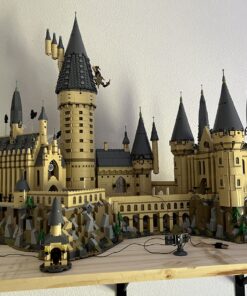 LEGO Harry Potter Hogwarts Castle 71043 Building Set - Model Kit with Minifigures, Featuring Wand, Boats, and Spider Figure, Gryffindor and Hufflepuff Accessories, Collectible for Adults and Teens Standard 60 81WZJPkFZQL