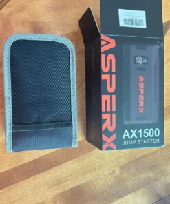 ASPERX Jump Starter, 1500A Peak Battery Jump Starter for Up to 7.0L Gas or 5.5L Diesel Engine, 12V Portable Battery Starter with 1.4 INCH LCD Display Black-C 99 81Wa2oUT01L