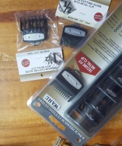 Wahl Professional- Versatile Premium Cutting Guide Comb with Metal Clip #1/2 & #1 1/2 Combo Set #3354-1100-1000 for All Wahl Clippers/Trimmer 33 81WaSvD3uL