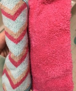 S&T INC. Always Off Reusable Makeup Remover cloths, 6” X 12”, Solid and Print, 3 Pack 3 Count (Pack of 1) 41 81WaUqlTFbL