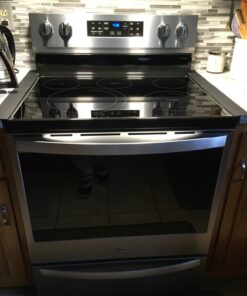 Silicone Stove Counter Gap Cover / Filler by Kindga 25" Long, Sealing Spills Between Kitchen Appliances Washing Machine and Stovetop, Set of 2 (Black) 25" Black 43 81Wak0C2w3L