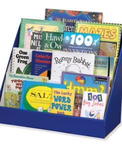 Alternative view of Classroom Keepers Sturdy Cardboard Book Shelf, 3-Tiered, Blue, 17" H x 20" W x 10" D, 1 Unit Mailbox