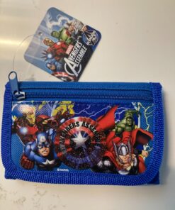 Disney Marvel Avengers Blue Trifold Wallet - 1 WALLET, 4.75" x 3.0" 5 81WcMXobQhL