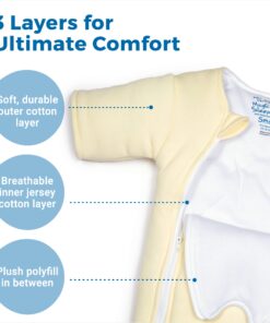 Baby Merlin's Magic Sleepsuit - 100% Cotton Baby Transition Swaddle - Baby Sleep Suit - Blue - 6-9 Months 21 81WdXqj5VWL