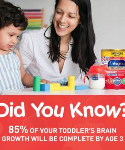 Enfagrow PREMIUM Toddler Nutritional Drink, Natural Milk Flavor, Omega-3 DHA for Brain Support, Prebiotics & Vitamins for Immune Health, Non-GMO, Powder Can, 32 Oz 32oz Can 16 81We2jYOf2L