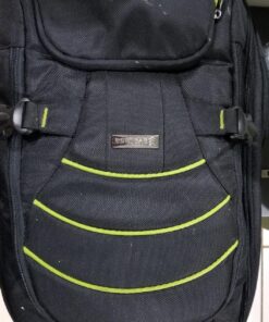 Evecase Large DSLR Camera/Laptop Travel Backpack Bag w/Rain Cover for Mirrorless, 4/3 Micro Four Third, Compact, Interchangeable Lens Digital Camera 18*12*8 inch Black 77 81Weg9ds7IL