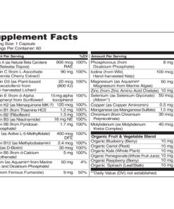 NATURELO One Daily Multivitamin for Women - Energy Support - Whole Food Supplement to Nourish Hair, Skin, Nails - Non-GMO - No Soy - Gluten Free - 60 Capsules - 2 Month Supply 60 Count (Pack of 1) 30 81Wet0 0zUL