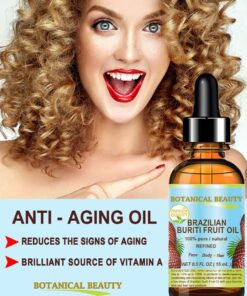 BURITI FRUIT OIL Brazilian. 100% Pure/Natural/REFINED Undiluted Cold Pressed Carrier Oil For Face, Body, Hair, Lip and Nail Care. 0.5 fl oz- 15 ml. "One the richest natural source of vitamin A, 0.5 Fl Oz (Pack of 1) 11 81Wh2Cr0MTL