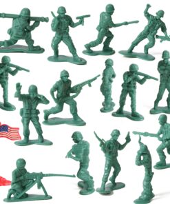 IQ Toys Huge 300 Piece Military Base Set, 200 Soldiers & 100 Army Accessories in a Storage Container 14 81Wh2woIeVL