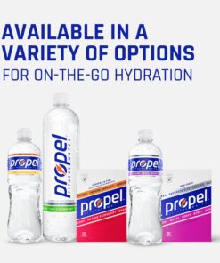 Propel Black Cherry, Zero Calorie Sports Drinking Water with Electrolytes and Vitamins C&E, 16.9 Fl Oz(Pack of 12) 19 81Wi5a5yzzL