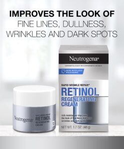Neutrogena Rapid Wrinkle Repair Retinol Face Moisturizer, Daily Anti-Aging Face Cream with Retinol & Hyaluronic Acid to Fight Fine Lines, Wrinkles, & Dark Spots, 1.7 oz Original 27 81WibAr2L1L