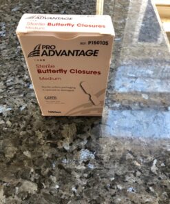 ProAdvantage Sterile Butterfly Closure Bandages, Medium, Latex-Free, 100/bx 100 Count (Pack of 1) 15 81Wiz7HUp3L