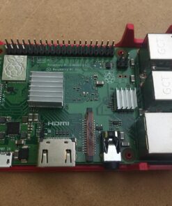 Raspberry Pi RASPBERRY-PI3-CASE Official Raspberry Pi 3 Case, Red/White Single 40 81WjBWVasBL