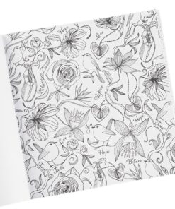 "Be Still" Inspirational Adult Coloring Therapy Featuring Psalms 39 81Wk43 QtjL