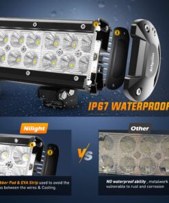 Nilight LED Light Bar 31Inch 198WOff Road Driving Light Spot Flood Combo Rooftop Led Bar Work Light 24V 12V for Van Camper Wagon Car Pickup ATV UTV SUV Truck Boat, 2 Years Warranty 28 81WkOZDy3lL