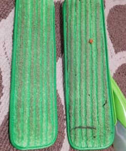 Microfiber Mop Pads 4 Pack - Reusable Washable Cloth Mop Head Replacements Best Thick Spray Wet Dust Dry Flat Velcro Attachment 18" Inch - Cleaning Refill Fits Bona, Bruce, Rubbermaid, Libman + More 1 43 81WlV9iHstL