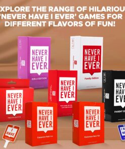 Never Have I Ever Classic Edition Adult Party Game: Hilarious Card Games for Game Nights, Gatherings & More! for 4+ Players, Ages 17+ 36 81WnbRRge5L