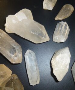 JIC Gem 2 lbs Natural Clear Quartz Crystal Point 2inch Big Size About 20pcs up for Healing and Gift Use 2 Pound (Pack of 1) 59 81WoaO 2iXL