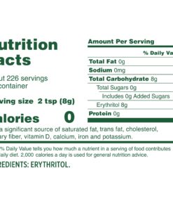 WHOLE EARTH 100% Erythritol Zero Calorie Plant-Based Sugar Alternative, 4 Pound Pouch (Packaging May Vary ) Granulated 4 Pound (Pack of 1) 27 81Wpl8ZfI4L