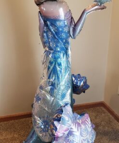 Frozen's Elsa The Snow Queen Airwalker Birthday Balloons Decoration - 57" Inches 35 81Wpq0MAElL