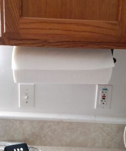 iDesign Orbinni Wall Mounted Metal Paper Towel Holder, Roll Organizer for Kitchen, Bathroom, Craft Room, Set of 1, Bronze 35 81WqmaS33KL