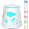 Essential Oil Diffuser 7 Color Changing Led Lights - Portable Ultrasonic Cool Mist Aromatherapy Oils Humidifier - Auto Shutoff Best Aroma Diffusers for Home Office Kids and Spa up to 800 sq ft Room