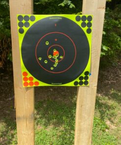 Splatterburst Targets -12 inch Stick & Splatter Self Adhesive Shooting Targets - Gun - Rifle - Pistol - Airsoft - BB Gun - Pellet Gun - Air Rifle - Made in USA 50 pack 18 81WrFDzjToL
