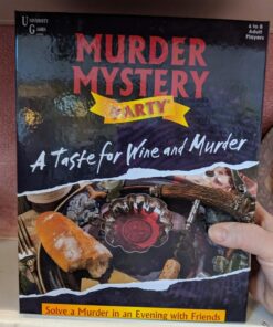 University Games Murder Mystery Party - A Taste for Wine & Murder, Multicolor (33202) A Taste for Wine and Murder 82 81WrQGZURL 1
