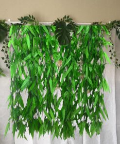Bird Fiy 50 PCS 376 Feet Artificial Flower Greenery Wicker Rattan Vine Fake Foliage Leaf Flowers Plants Garland Garden Decoration 19 81WrS568 eL