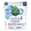 Seventh Generation Dishwasher Detergent Packs for Sparkling Dishes Free & Clear Dishwasher Tabs 45 Count