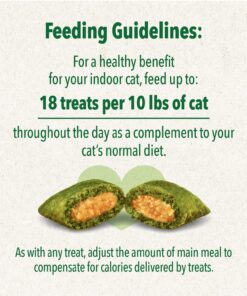 FELINE GREENIES SMARTBITES Skin & Fur Crunchy and Soft Natural Cat Treats, Chicken Flavor, 2.1 oz. Pack 2.1 Ounce (Pack of 1) 28 81Wt5m9lxrL 3