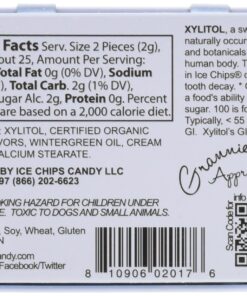 ICE CHIPS Candy Hand Crafted Tin, Wintergreen, 1.76 Ounce 6 81WtV5yunLL