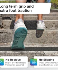 EdenProducts Heavy Duty Anti Slip Grip Tape (4inx33ft) - High Traction Anti Slip Tape, Waterproof Outdoor Grip Tape for Stairs, for Skateboards, Bat, Pool, Floor - Non Skid Tape Outside Step Treads 4" x 33 Feet 1 27 81Wu2qJOgQS