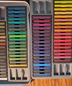 Derwent Inktense Blocks 72 Tin, Set of 72, 8mm Block, Soft Texture, Watersoluble, Ideal for Watercolor, Drawing, Coloring, Crafts and Painting on Paper and Fabric, Professional Quality (2301980) 72 Count (Pack of 1) 56 81Ww7XXHMdL