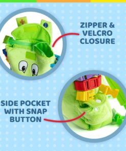 Buckle Toys - Buddy Activity Backpack - Educational Pre-K Learning Activity Toy - Zippered Pouch for Storage - Great Gift for Toddlers and Kids 37 81WxlxYQrVL