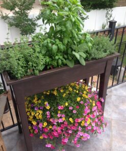 Adams Manufacturing 9303-60-3700 36-Inch Deluxe Garden Planter, Earth Brown 32 81WxzTOFLyL