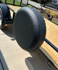 Moonet PVC Leather Spare Tire Wheel Cover for Car Truck SUV Camper Trailer Universal Fit RV JP FJ, R15 Black (for Overall Wheel Diameter 27-29 inch) 15 inch for Tire Diameter 27"-29" 40 81WyDWzzMBL