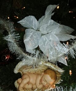 Joseph's Studio 4.25 Inch Tall Sleeping Baby in Wings Figurine 34 81WyMOALxrL