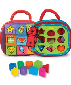Melissa & Doug K's Kids Take-Along Shape Sorter Baby Toy With 2-Sided Activity Bag and 9 Textured Shape Blocks - Sensory / Travel /Toys For Toddlers And Infants 40 81Wz6OusUnL