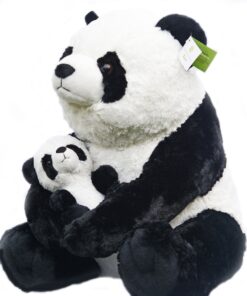Alternative view of Mother and Baby Panda Plush Set | Super Soft Panda Stuffed Animal | Cute Plushies for Kids' Bedroom | 18-in Stuffed Animals for Girls & Boys | Panda Bear Stuffed Animal Toys by Exceptional Home